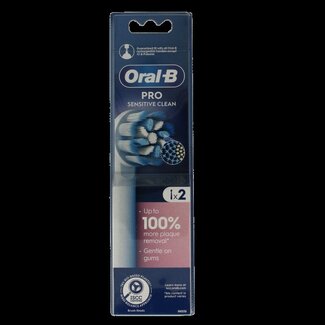 Oral B Oral B Opzetborstel sensitive clean 2 Stuks