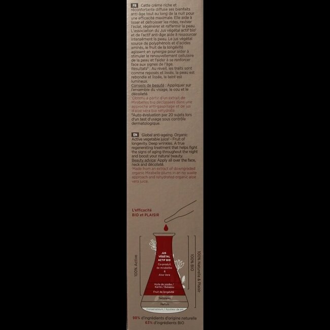 Cattier Crème de nuit revitalisante 50 ml