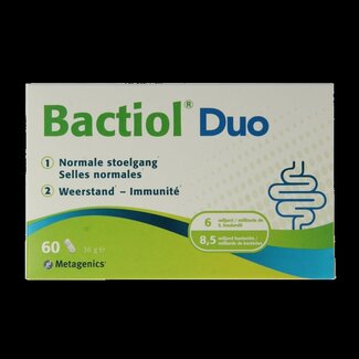Metagenics Metagenics Bactiol duo NF 60 Gélules