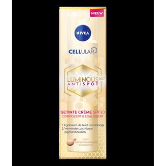 Nivea Luminous 630 getinte dagcreme SPF20 40 Milliliter