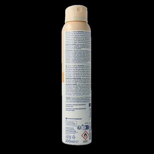 Sanex Deodorant spray sensitive 200 Milliliter