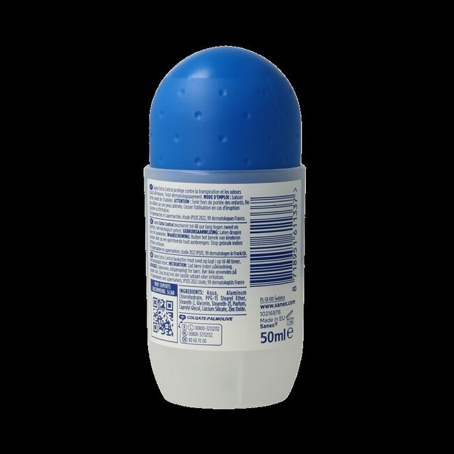 Sanex Deodorant roller extra control 50 Milliliter
