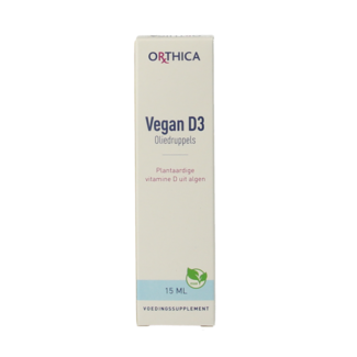 Orthica Orthica Vegan D3 olie druppels 15 Milliliter