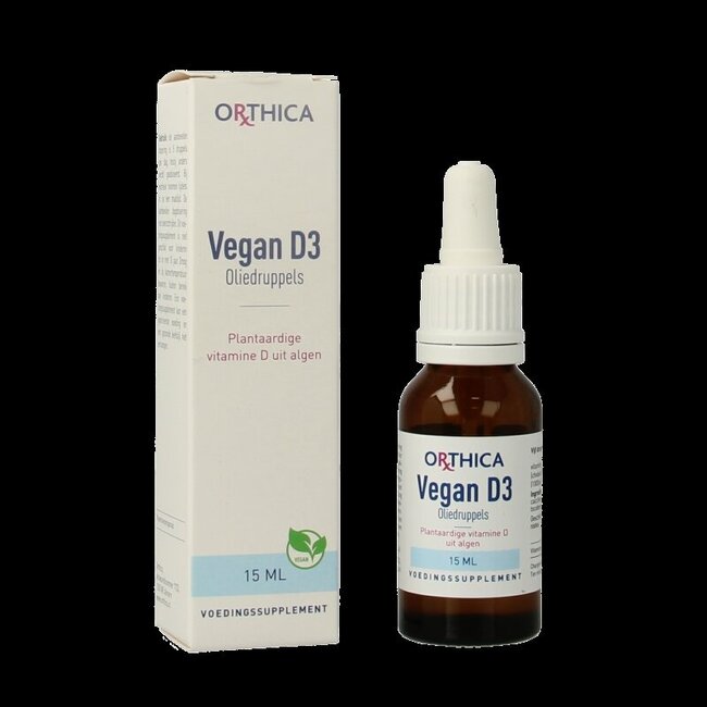 Orthica Vegan D3 olie druppels 15 Milliliter
