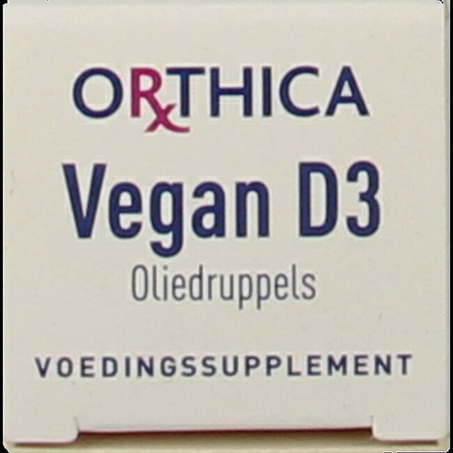 Orthica Vegan D3 gouttes d'huile 15 Millilitres