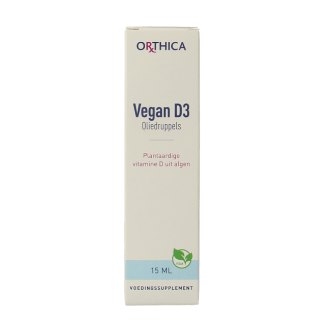 Orthica Vegan D3 gouttes d'huile 15 Millilitres