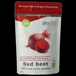 Biotona Red beet raw powder bio 150 Gram