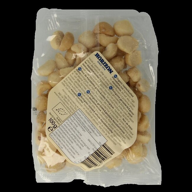 Horizon Macadamianoten gezout bio 100 Gram