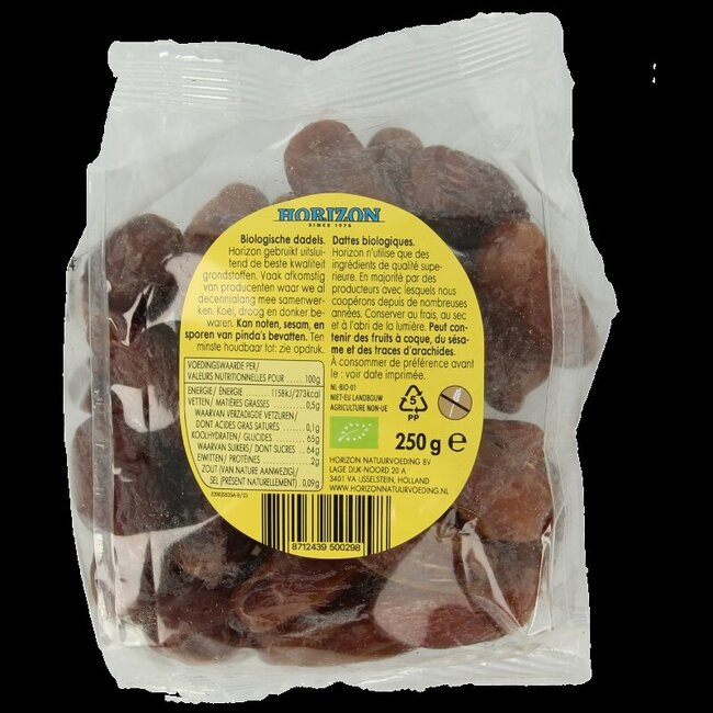 Horizon Dadels bio 250 Gram