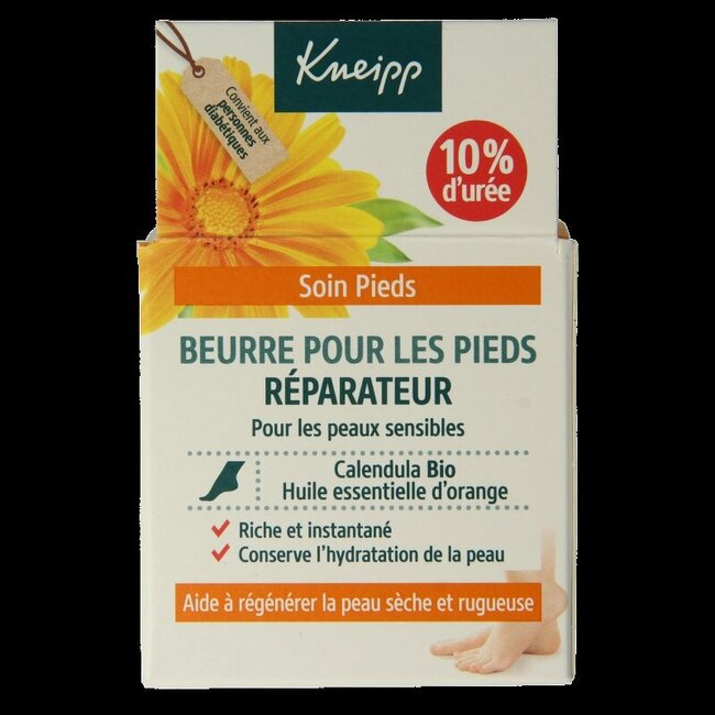 Kneipp Beurre pour les pieds calendula et huile d'orange 100 ml