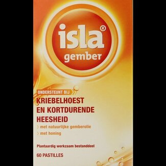 Isla Isla Gingembre pastilles pour la gorge 60 Pastilles