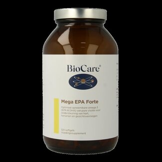 BioCare BioCare Mega EPA forte omega 3 120 Softgels