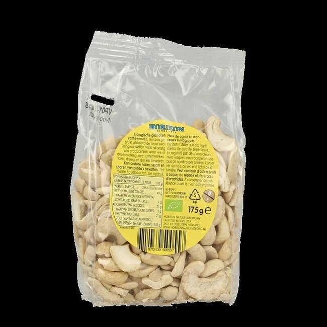 Horizon Cashewnoten stukjes bio 175 Gram