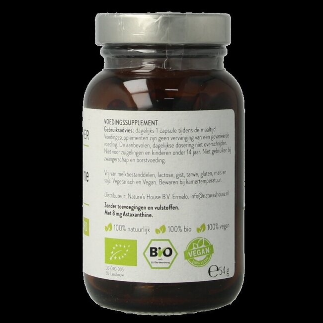 Dr Heilbronner Astaxanthine 8mg haute dose vegan bio 90 gélules