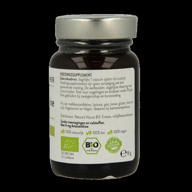 Dr Heilbronner Complexe d'Astaxanthine 4mg végétalien bio 30 Capsules