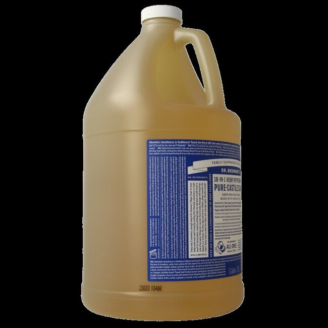 Dr. Bronner's Savon liquide à la menthe poivrée 3800 ml