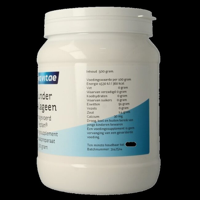 Nova Vitae Runder collageen gras gevoerd Peptan 500 Gram