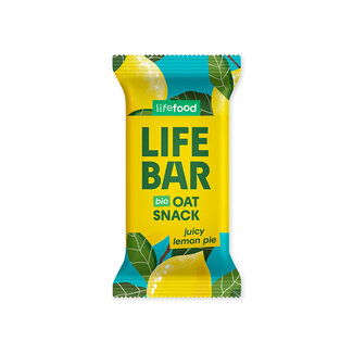 Lifefood Lifefood Lifebar Oatsnack Citron Bio 40 Grammes