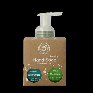 The Green Lab Co The Green Lab Co Kit de démarrage savon pour les mains eucalyptus basilic 1 Set