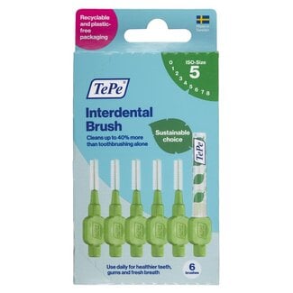 TePe Interdentale ragers original groen 0,8mm maat 5 6 Stuks
