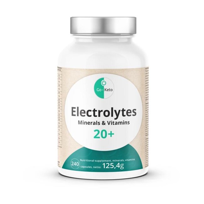 Go-Keto Premium Electrolyten, mineralen, vitaminen 240 Capsules