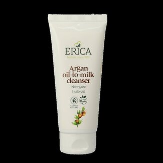 Erica Face cleanser argan oil to milk 100 Milliliter