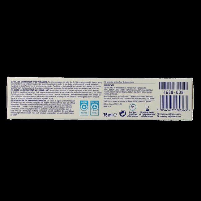 Sensodyne Dentifrice Sensibilité, Gencives & Émail 75 ml