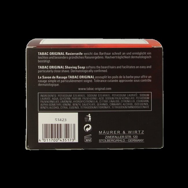 Savon à raser Tabac Original 125 g