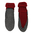 Huisslof wol anti-slip rood 39/40 1 Paar