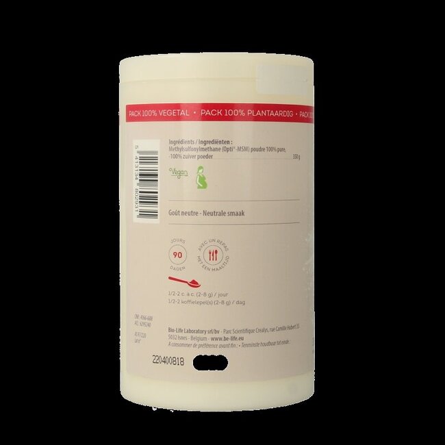 Be-Life Opti-MSM poeder 350 Gram