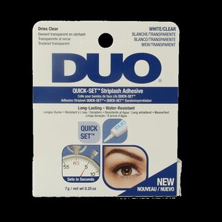 DUO Colle à faux-cils DUO Quickset blanc/transparent 7 g