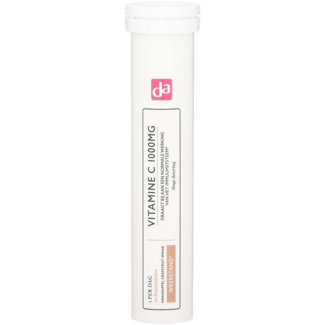 DA Vitamine C 1000mg bruis 20 Bruistabletten