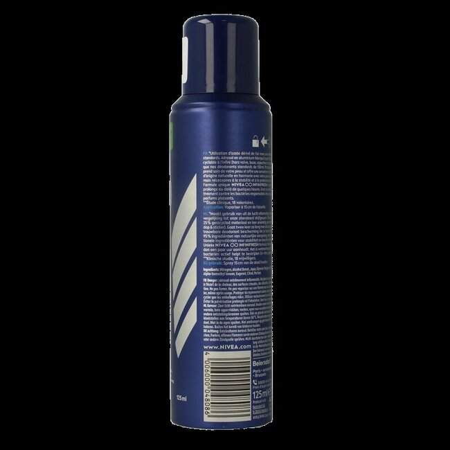 Nivea Men déodorant spray Fresh Active Eco 125 ml