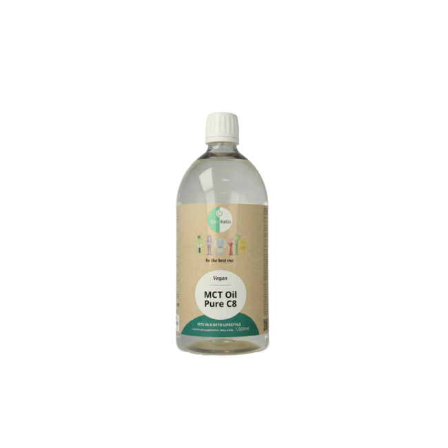 Go-Keto MCT olie C8 premium - 1 liter voordeel 1 Liter