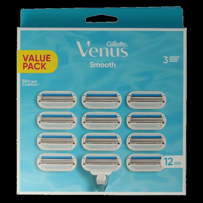 Venus smooth mesjes 12 Stuks