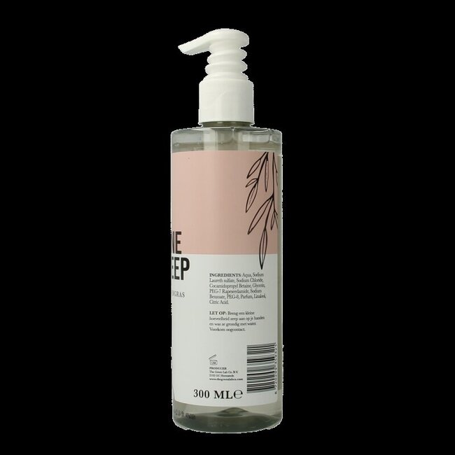 Savon liquide pour les mains The Green Lab Co safran & citron avec pompe 300 ml