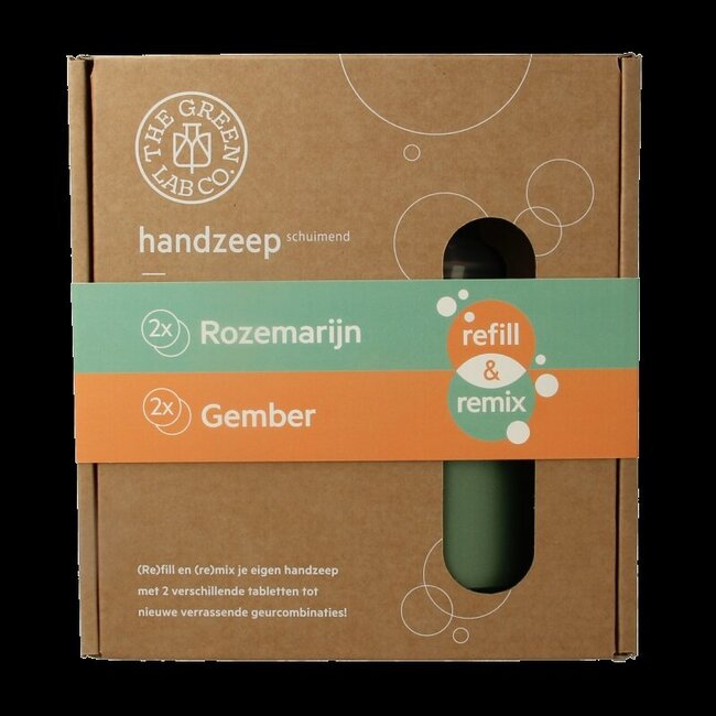 Handzeep premium starterset rozemarijn & gember 1 Set