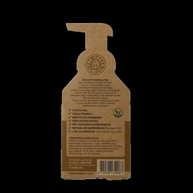 The Green Lab Co Recharge savon mains sans parfum 4 pièces