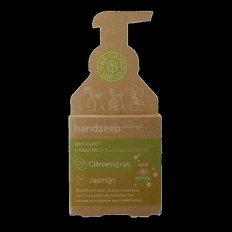 The Green Lab Co Kit de recharge pour savon mains The Green Lab Co citronnelle et jasmin 4 pièces