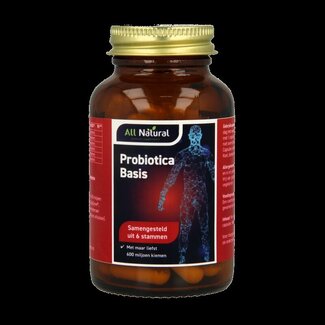 All Natural Probiotique de base Entièrement Naturel 60 capsules végétariennes