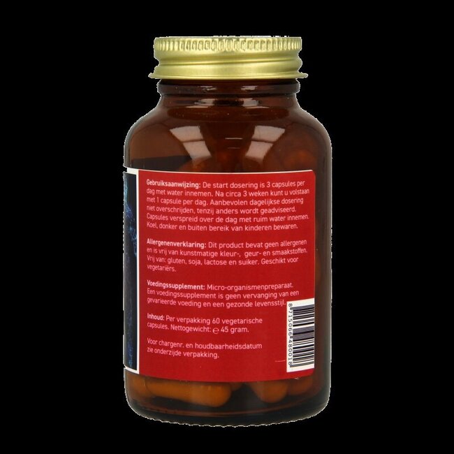 Probiotique de base Entièrement Naturel 60 capsules végétariennes