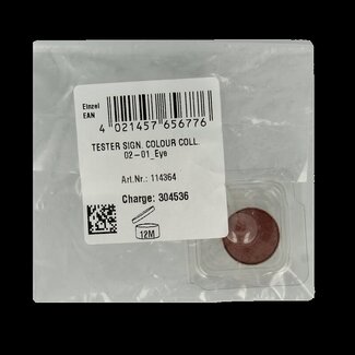 Lavera Signature colour eyeshadow mulberry 01 bio tester 1 Tester