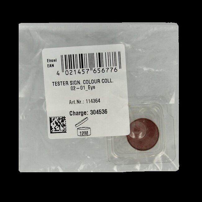 Signature colour eyeshadow mulberry 01 bio tester 1 Tester
