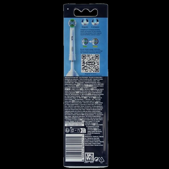 Oral B Opzetborstel precision clean 2 Stuks