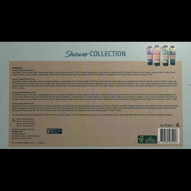 Kneipp Coffret Cadeau Douche Favourites 1 Lot