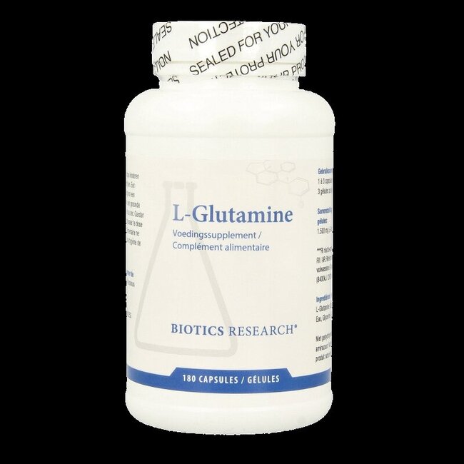 Biotics L-Glutamine 180 Capsules