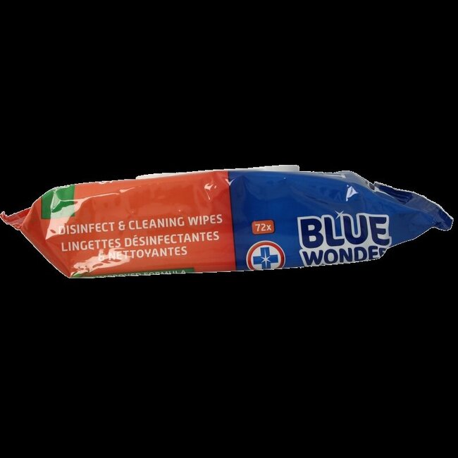 Blue Wonder Desinfect & cleaning wipes 72 Stuks