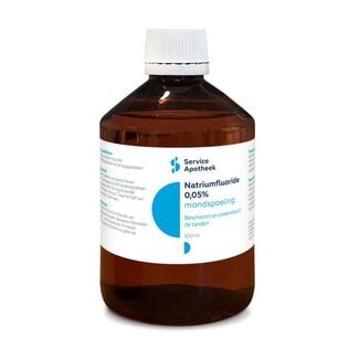 Service Apotheek Natriumfluoride 0.05% mondspoeling 500 Milliliter