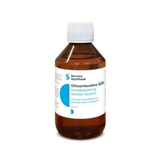 Service Apotheek Chloorhexidine 0,12% mondspoeling zonder alcohol 250 Milliliter