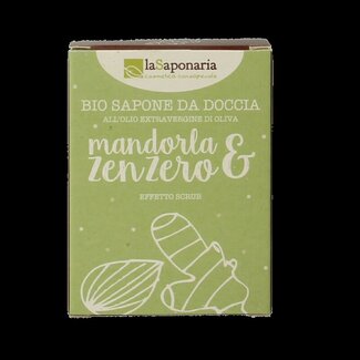 La Saponaria Savon La Saponaria huile d'olive, amande et gingembre 100 g
